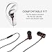 Earphone, in-Ear Headphone,Wired Earbuds with Microphone, Powerful Bass, Pure Sound, for Samsung, LG, Xiaomi, Sony, Huawei and Other Smartphones (Black Red)