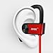 Bluetooth Headphones, iXCC Bluetooth 4.0 Wireless Stereo Headset In-ear Noise Cancelling Sweatproof Sport Earbuds with Mic for Smartphones - Red
