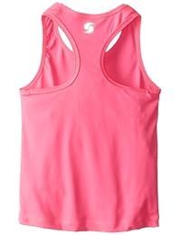Camiseta de tirantes Soffe Performance Racer - Camiseta para niña, color rosa neón