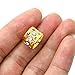 Monrocco 40 Pack Aluminum Gold Dreadlocks Beads Hair Braid Cuffs Rings Adjustable Hollow Out Rhinestone Crystal Heart Braiding Hair Jewelry