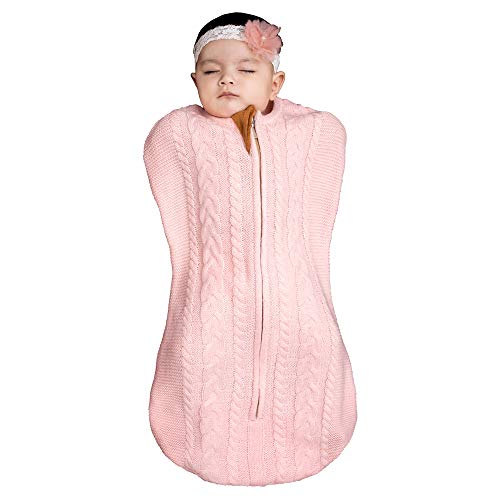 image for XMWEALTHY Unisex Newborn Baby Swaddle Blankets Infant Girls Boys Zip U