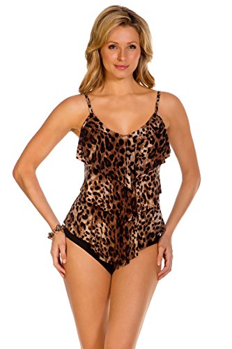 Magicsuit Women's Cheetah Classic Bra Tankini Top