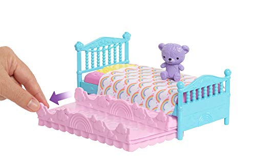 Barbie FXG83 - Club Chelsea Puppe Schlafzimmer Spielset, Puppen Spielzeug und Puppenzubeh?r ab 3 Jahren, Mehrfarbig – Bild 6
