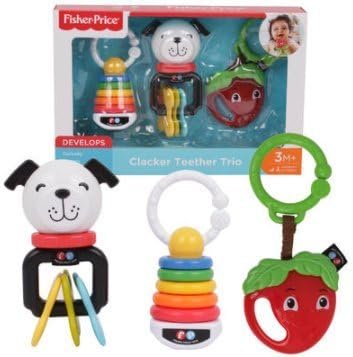 fisher price clacker teether trio
