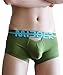 sandbank Men's Sexy Lingerie Bulge Pouch Open Crotchless Boxer Briefs Underwear (US M = Asian Tag XL, 4 Pack-Mix Color#1)