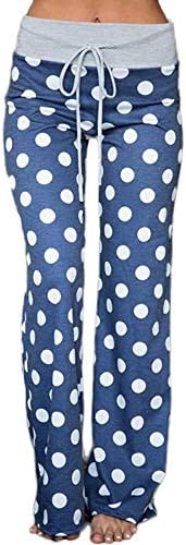 TOYIS Casual Yoga Pants,Womens Floral Yoga Palazzo Drawstring Casual Loose Wide Leg Pants Trousers Leggings