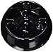 Dogit Dog Bowl Slow Feeder for Wet or Dry Dog Food, Go Slow Anti-Gulping Dog Dish, Black, L