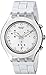 Swatch Men's SVCK4045AG Quartz Chronograph Date Plastic White Dial Watch
