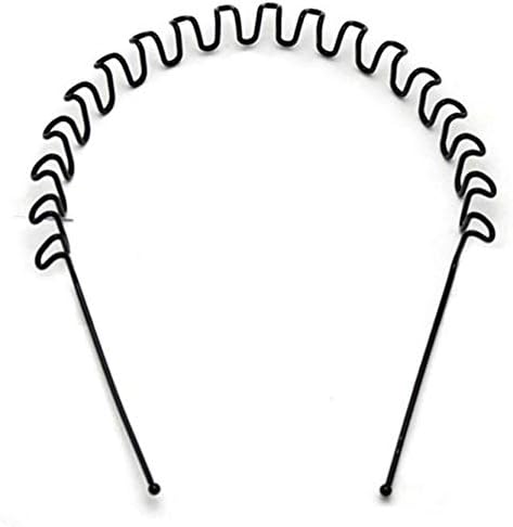 Buy Style Tweak Zigzag Wave Black Metal Unisex Hairband At Amazon In