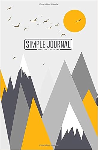 Amazon Com Simple Journal Everyday Is Your Day Mountain Landscape Notebook Daily Journal Composition Book Journal Sketch Book College Ruled Paper 5 25 X Sheets Dot Grid Layout With Cream Paper 9781076076656 Winter