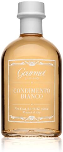 Gourmet Living White Balsamic Vinegar | Best for Vinaigrette Salad Dressings and Fish Recipes