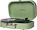 Crosley CR8009A-SEA Discovery Vintage Bluetooth 3-Speed Belt-Driven Suitcase Turntable, Seafoamthumb 2