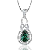 Osiana White Gold Plated Fashion Pendant Necklace Crystal From Swarovski Elements 18