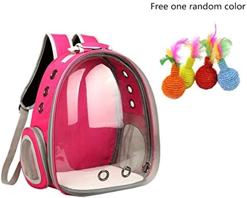 Yeahii Pet Transport Backpack Breathable Transparent Space Capsule Pet Carrier Backpack for Cat Puppy for Travel Outdoor Activity