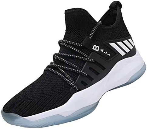 Vitike バスケットシューズ メンズ 防水 防滑 スポーツシューズ ジュニア ランニングシューズ レースアップ スニーカー 運動会 軽量 通気 運動 靴 ジョギングシューズ カジュアル 通学 通勤