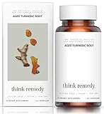 Aged Turmeric Root Capsules - 95% Curcuminoids Turmeric Pills for Joint Pain and Inflammation - Less Odor - Potent Antioxidant - 60 Capsules - Curcumin with Black Pepper Bioperine Piperine Supplement