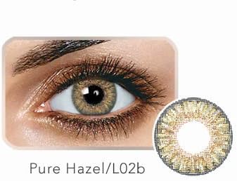 Colored Bright Eyes Multi-Color Contact Lenses Eyes Cute Colored Charm and Attractive Blends Cosmetic Makeup Eye Shadow W/Case (Same Day Fast Free Shipping) (Pure Hazel)