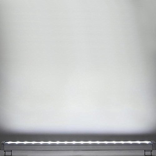 LUMINTURS 48W(39.4 inches) Outdoor LED Wall Wash Light Waterproof Flood Lamp Stainless Steel for Garden Bridge Hotel Pure White