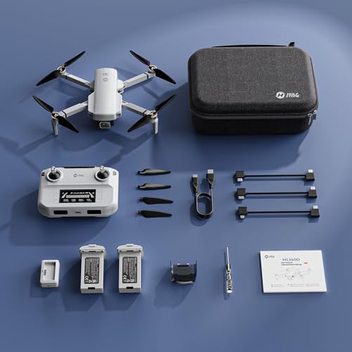 Holy Stone HS360D 4K UHD Camera Drone for Adults, Under 249g Foldable FPV RC Quadcopter with 80 Min Flight Time and 20,000 ft Long Range