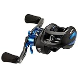 Piscifun Phantom X 5.3:1 Baitcasting Reel, 18lb Carbon Drag, Carbon Reel Handle, Centrifugal Brake Low Profile Baitcaster Fishing Reels
