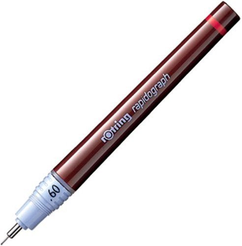 Rotring Rapidograph Pen - 0.6 mm - Black Ink