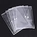Plastic Envelopes with Snap Closure - 24Pack Clear Poly Envelopes Folders Plastic Folders Premium Quality Document Folder A4