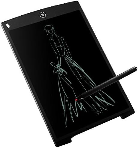 LCD Writing Tablet, 12-inch Screen Lock Electronic Writing Board, Portable Handwriting Notepad with stylus for Kids and Adults at Home, School and Work Office.