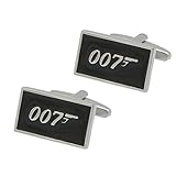 Sirius Jewelry Fashion James Bond 007 Specialized Cufflinks for Mens with Nice Case