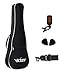 VIVICTORY Soprano Ukulele 21 Inch Mahogany Aquila String With Beginner Kit : Tuner, Gig Bag, Straps and Picks - Natural Color