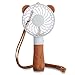 Security Cute Bear Fan Mini Portable Handheld Fan USB Rechargeable Personal Fan for Travel, Home, and Office, Built-in 1200mA Rechargeable Battery, 4 Blades, 1 Switch, 2 Speeds Adjustable (Brown)