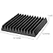 Acoustic Panels, 2 X 12 X 12 Acoustic Foam Panels, Studio Wedge Tiles, Sound Panels wedges Soundproof Sound Insulation Absorbing Home and Office (48 Pack, Black)