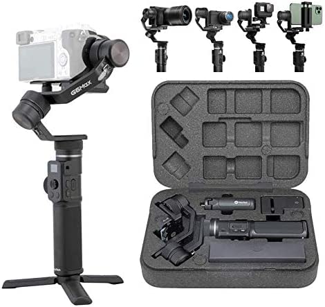 FeiyuTech G6 Max 3-Axis Camera Gimbal,Handheld Gimbal Stabilizer for Smartphone/Mirrorless Camera/Action Camera,for iPhone,Samsung,GoPro,Canon,Sony