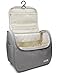 Airlab Travel Hanging Toiletry Bag for men and women, Large Toiletries Organizer, Make up, Cosmetic bag with Handle and Hook, Travel Organizer, Grey