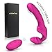 Vibrating Strapless Strap on Dildo Vibrator Sex Toys – Adorime Silicone Rechargeable Remote Control Female Clitoris Stimulate Adult Toy G-Spot Massager for Lesbian and Women