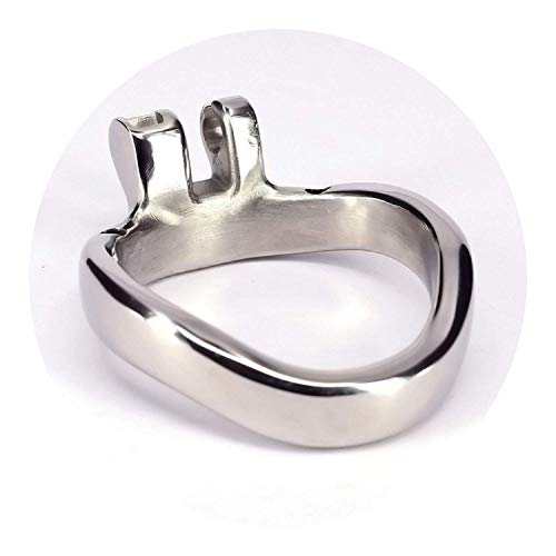 Dervn Stainless Steel Rings Metal Ring Ring Male Chastity s Bondage Gear for Men Chastity Cage Accessories,50mm