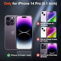 SUPFINE Magnetic for iPhone 14 Pro Case [Compatible