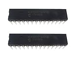 2 Pcs MCP23017 DIP 28 PINS 16-Bit I/O Expander with