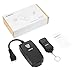AVANTEK Outdoor Wireless Remote Control Outlet Switch Wireless Splashproof Electrical Plugs for Home and Outdoor Spaces, Black