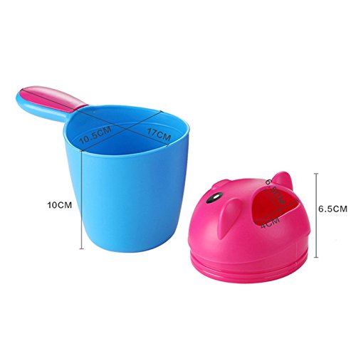 image for Muhan Baby Bath Waterfall Rinser Water Scoop Cartoon Bear Thickened La