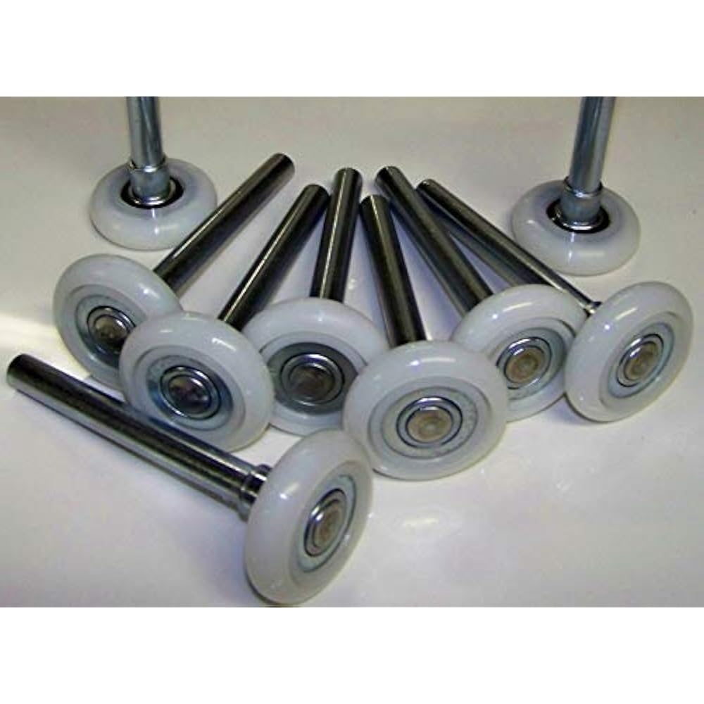 8006029 Garage Door Rollers, 13 Ball Sealed Bearing, Nylon (Pack Of 10