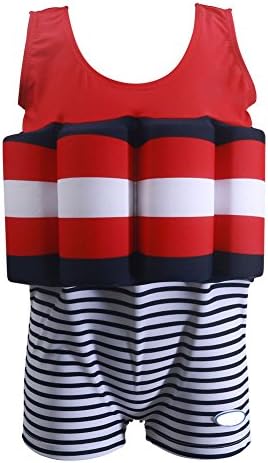 Zerlar Boys Swimming Float Suit with Adjustable Buoyancy Swimwear Swimsuit