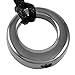Hearbeingt Cremation Jewelry Urn Necklace for Ashes for Women Men, Circle of Life Eternity Memorial Pendant Ash Jewelry, Gunmetal