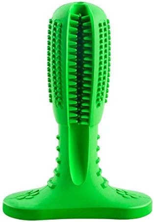 DentalPet Dog Toothbrush Toy [Upgrade Version] Resistant Chew Toys for Dogs Brushing Stick Dog Dental Care Brushing Stick Brite Bite Brushing Stick Nontoxic Natural Rubber Bite Resistant Chew Toys