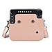 Phetium Protective Case Compatible with Fujifilm Instax Square SQ6 Instant Film Camera, Soft PU Leather Bag with Adjustable Shoulder Strap (Blush Gold)
