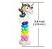 2 Sets Unicorn Balloon Column Stand Base and Pole Quick Building Kit, 5 Feet Tall and 2 lb Water Fillable Base for Wedding, Birthday Balloon Party Decorations by WYNMARTS