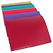 Lightahead 2 Pocket Poly Folders with 3 Prongs fasteners, 12 X 9.3 Inches, in colors Blue Green Orange Yellow Purple Maroon, Pack of 12 , LAE293B