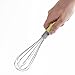 Shaaz's 11 Inch Stainless Steel Balloon Whisk with Silicone Handle gives Better Grip is the Best Kitchen Utensil for Blending Whisking Mixing Whipping Beating Stirring. Perfect Mixer Frother Blender