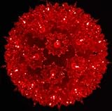 Bethlehem Lighting Indoor/Outdoor Mini StarChristmas Light Sphere 50  , Red