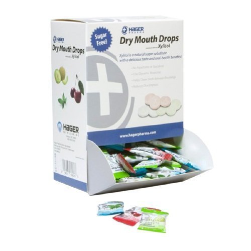 Hager pharma dry mouth drops with xylitol, assorted pac…