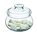 SIMAX Borosilicate Glass Sugar Bowl with Lid, 16 Ounce, Clear, Durable, Dishwasher Safe, Classic Style, Sugar Container, Coffee Beans, Nuts, Tea, Spices Holder, Made in Czech Republic